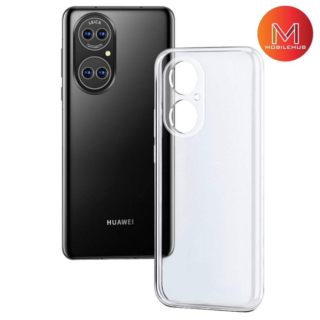 Huawei P50 Pro German Import Drop Resistant Silicone Case (Clear ...
