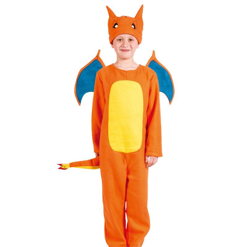 2021 Anime Pikachu Series Children cosplay Costume Charizard Firebreathing Dragon Party Stage