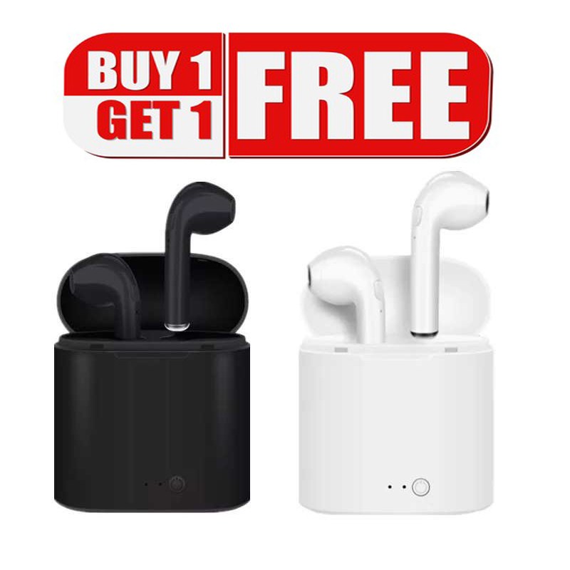 Buy 1 Take 1 I7S Bluetooth Headset With Charging Box Wireless earphone Shopee Philippines