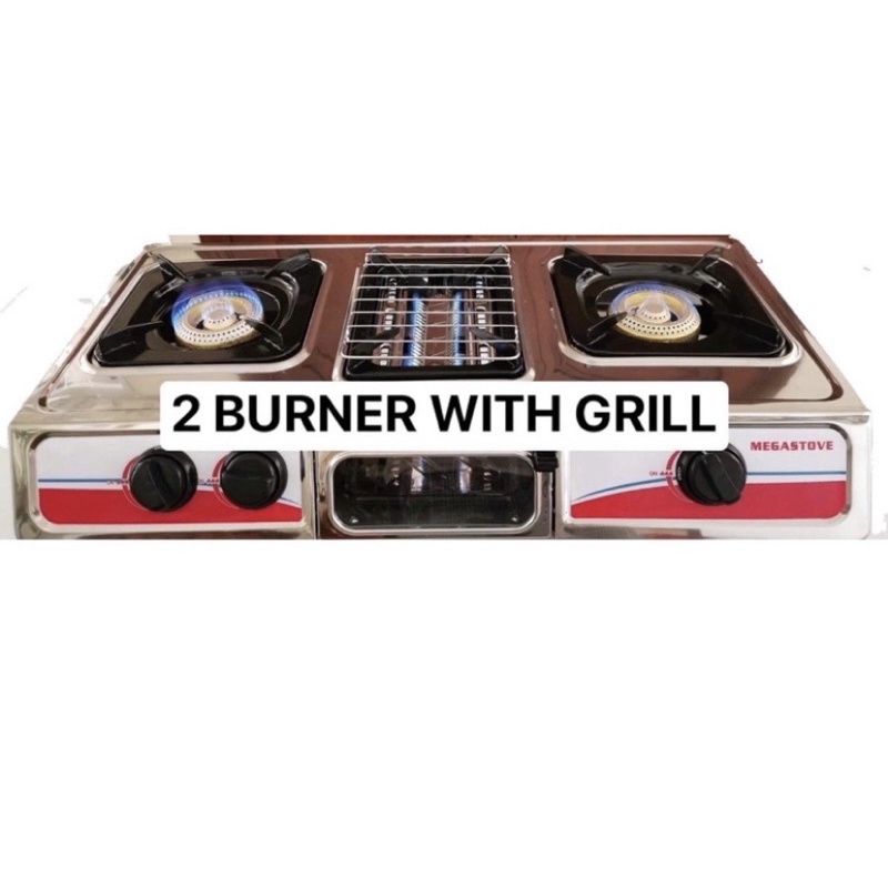 Stove With Grill 2 Burner Premium Quality Shopee Philippines