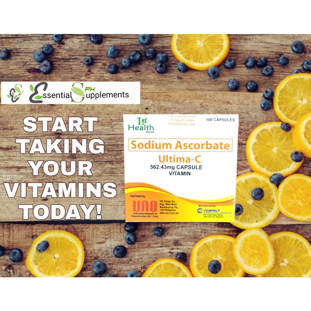 ULTIMA C pampataba na vitamins 50 capsule 5 banig (SODIUM ASCORBATE