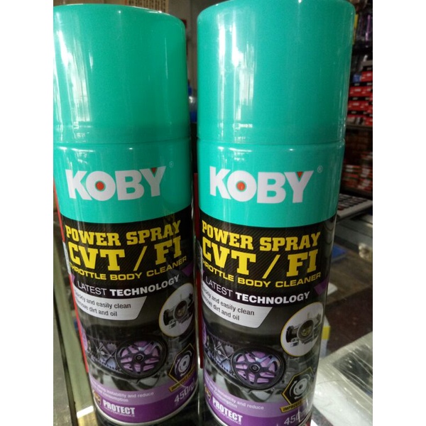 COD KOBY POWER SPRAY CVT / FI THROTTLE BOOY CLEANER 600ML( BIG ...