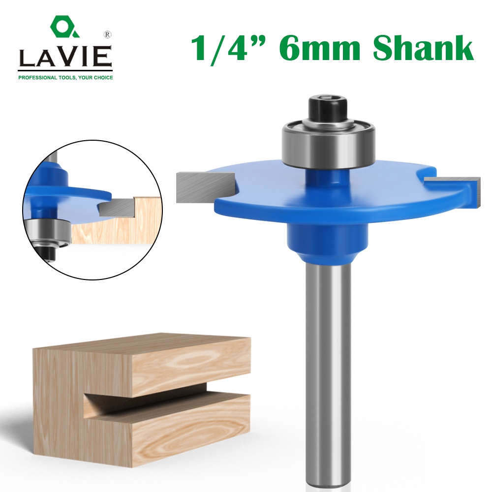 1pc 6.35mm Shank TSloting Biscuit Joint Slot Cutter Jointing Slotting