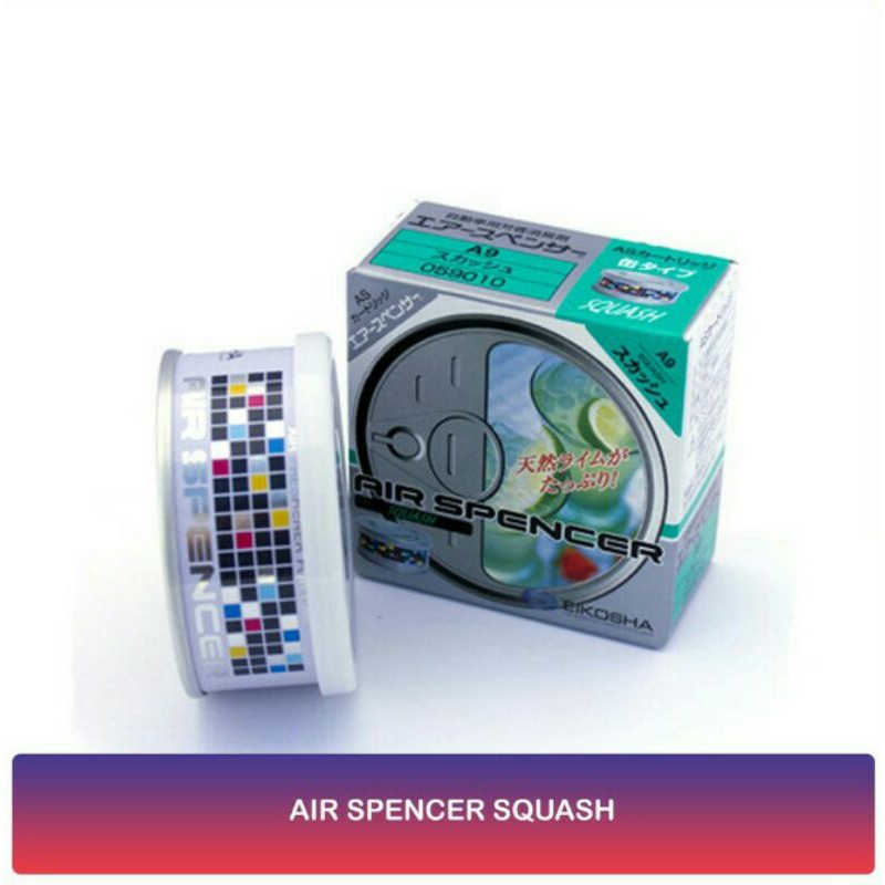 AIR SPENCER by EIKOSHA (A9SQUASH) Air Freshener for Car (1pc