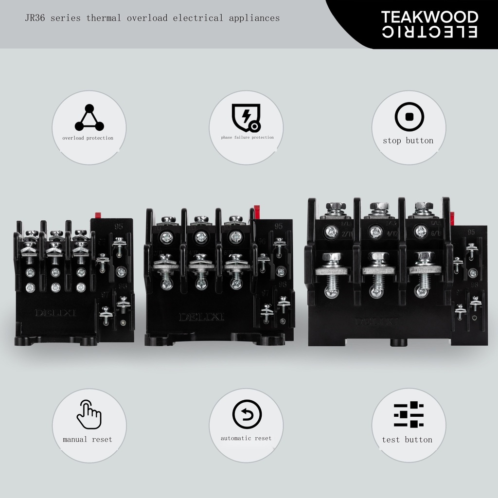 original importedAdjustable overcurrent thermal overload relay three