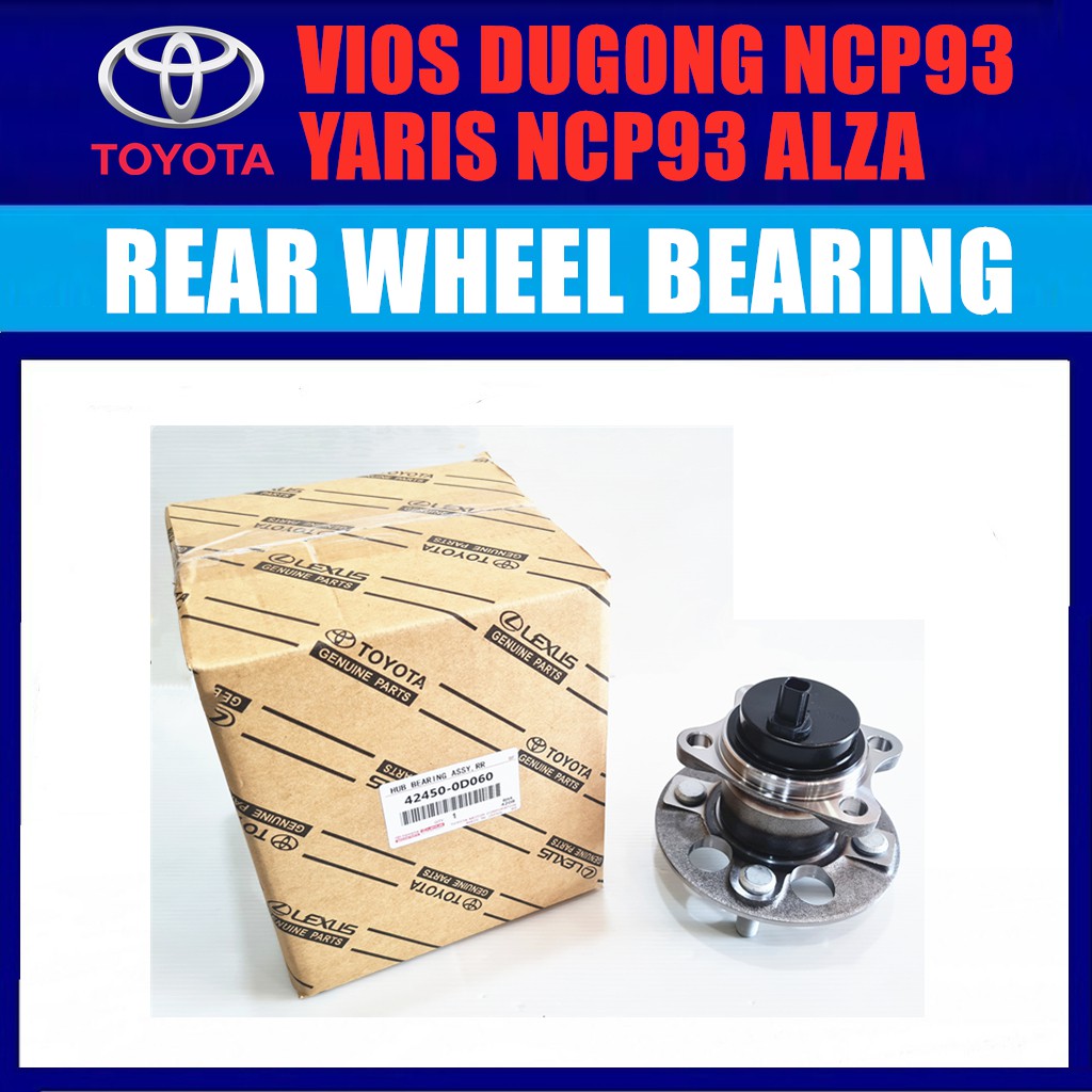 Toyota Vios Dugong Yaris Perodua Alza rear wheel bearing hub Japan ...