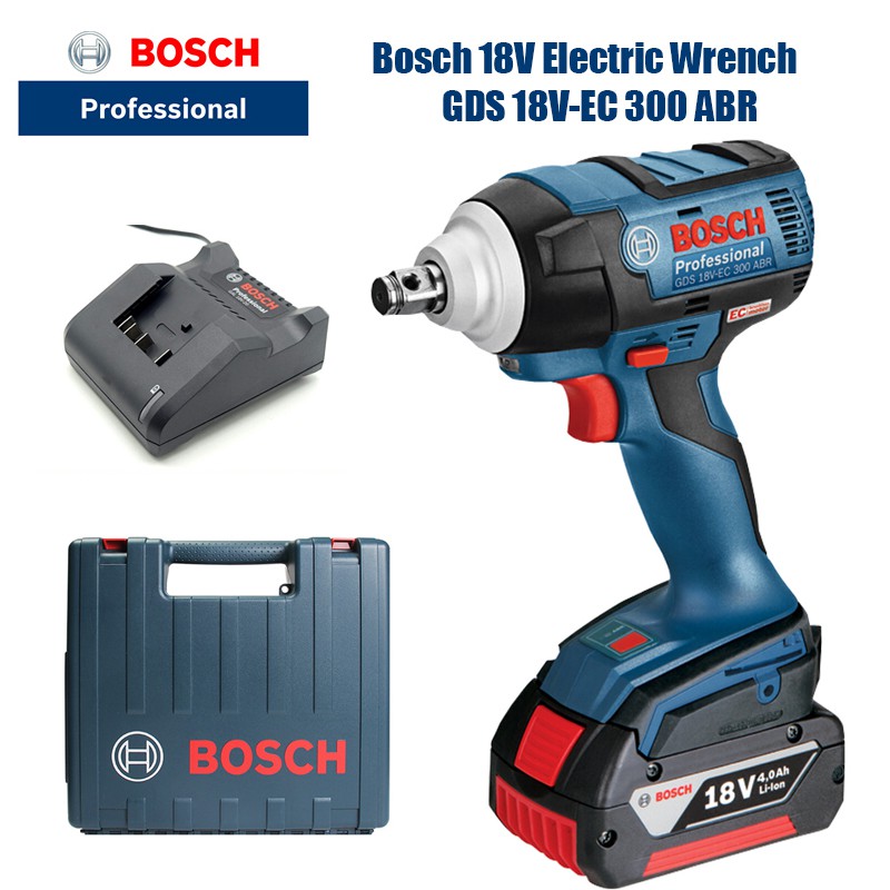 Bosch Gds V Ec Abr Cordless Electric Wrench Brushless Lithium Impact Wrench One Battery