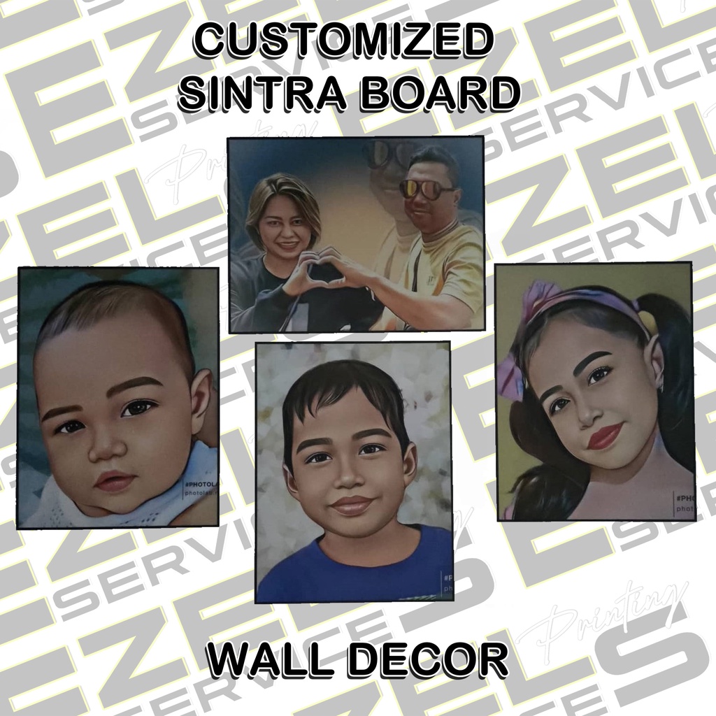 Personalized Photo tile Sintra board [FLAT/3mm] | Shopee Philippines