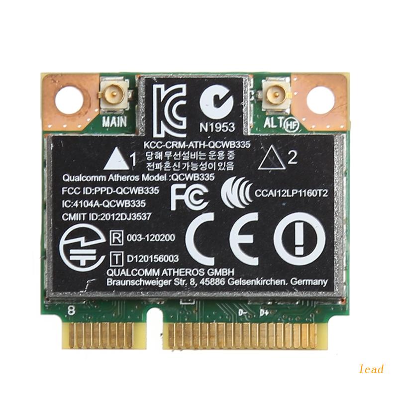 Dilwe Scheda WiFi Mini PCIE AR5B97 - 300Mbps, 802.11 B/G/N, 2.4GHz, Per Notebook Con Interfaccia Mini PCI-E, Compatibile Con Windows