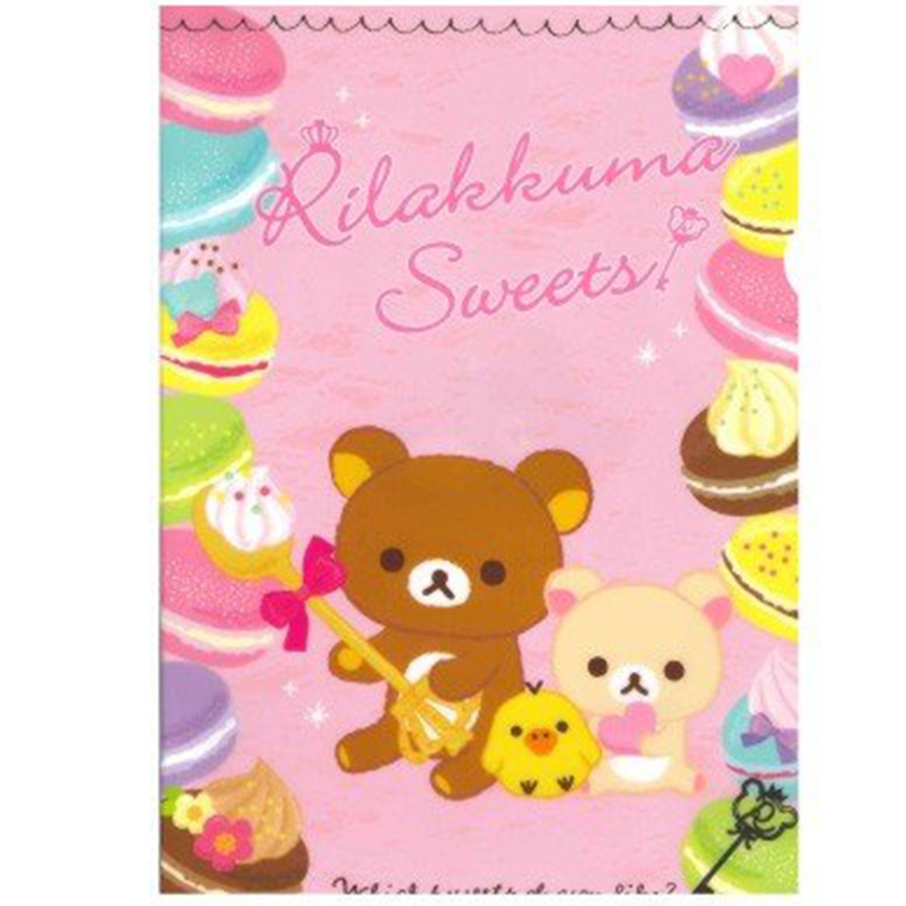 Rilakkuma Sweets Series Clear Folder (FY88802) Shopee Philippines