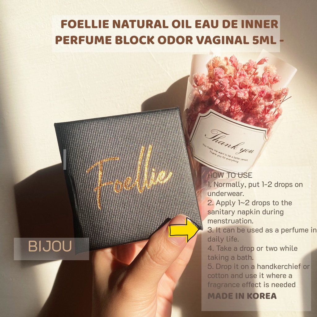 FOELLIE NATURAL OIL EAU DE INNER PERFUME BLOCK ODOR VAGINAL 5ML - MADE ...