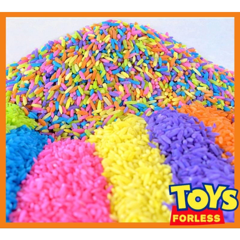Sensory Bin Fillers Colored Rice Montessori Play Rainbow Rice Sensory ...