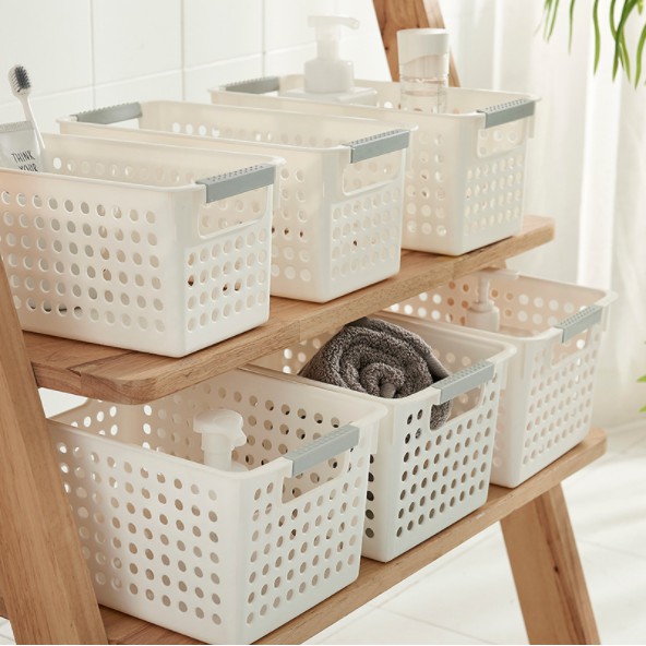SALE Classic Household Storage Basket Kitchen Pantry Organizer Box for Home Bathroom Bedroom