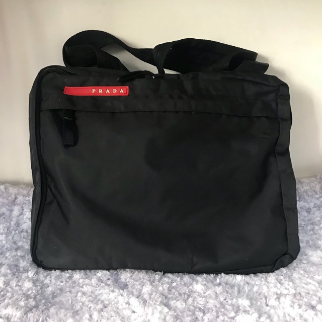 Prada deals laptop bag