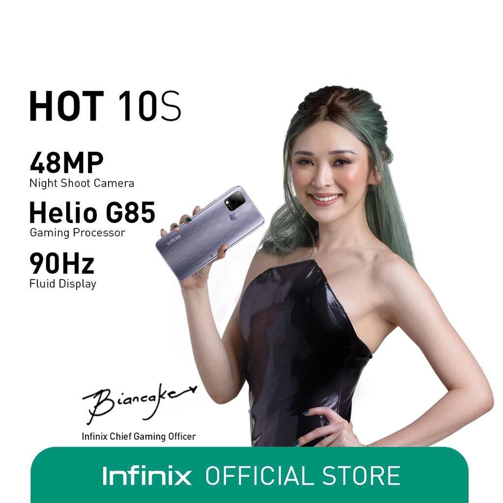 Product image Infinix Hot 10S G85 Gaming Processor (1 year local warranty)