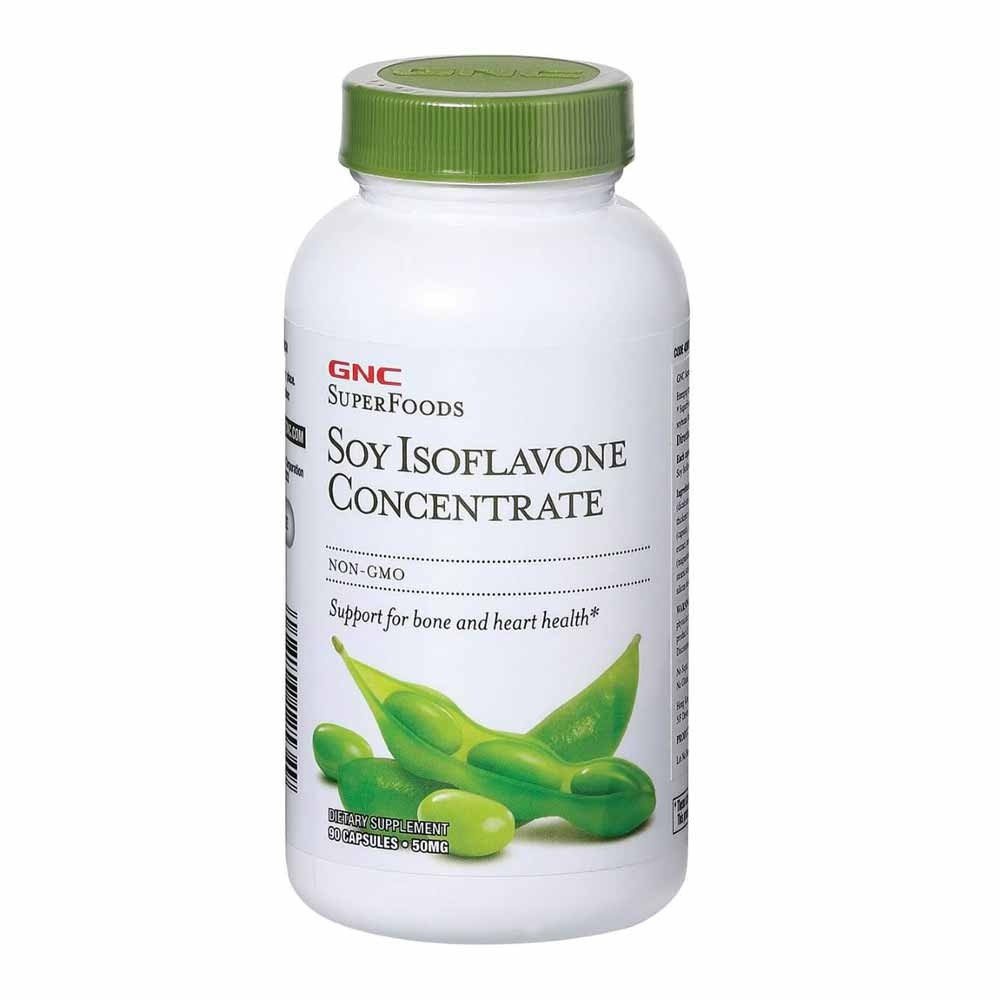 GNC SuperFoods Soy Isoflavone Concentrate 50mg 90 capsules G84L