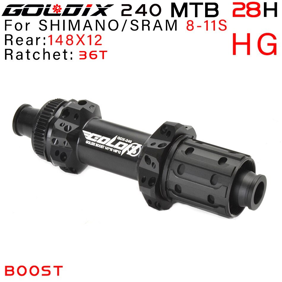 GOLDIX 240 DT SWISS 180 Bicycle Wheel Sealed Bearing Straight Hub