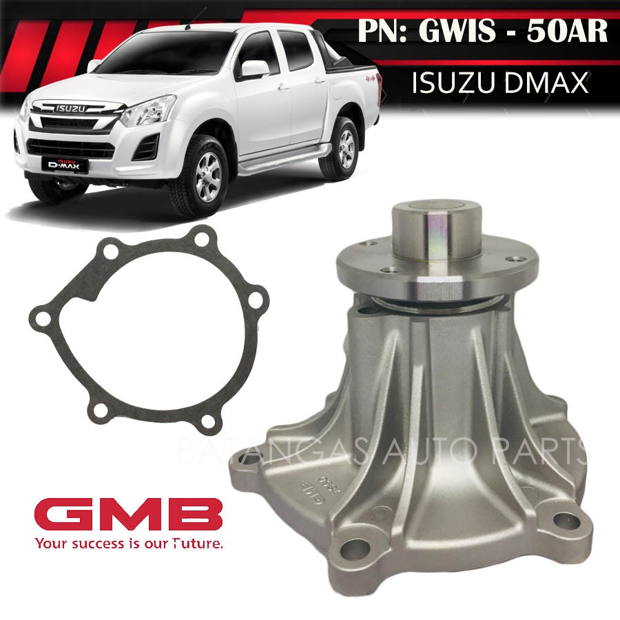 GMB WATER PUMP ASSEMBLY GWIS50AR for ISUZU DMAX Shopee Philippines