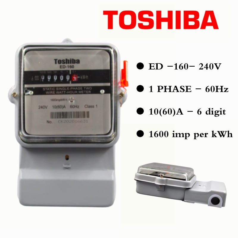ELECTRIC SUBMETER ED -160 WATT - HOUR METER (Glass type) | Shopee ...