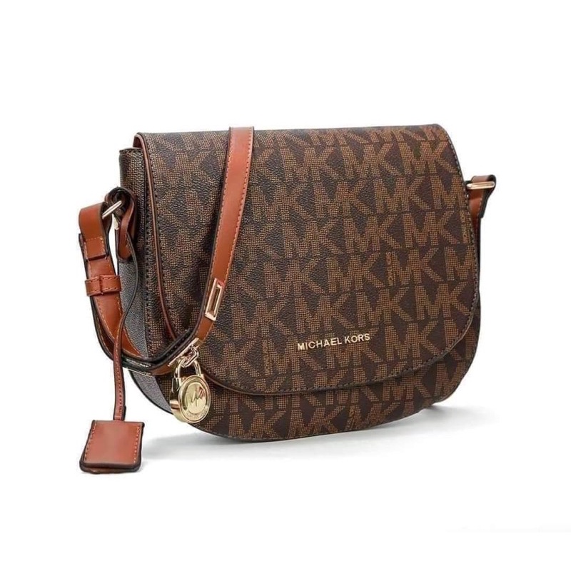 Mk brown store sling bag