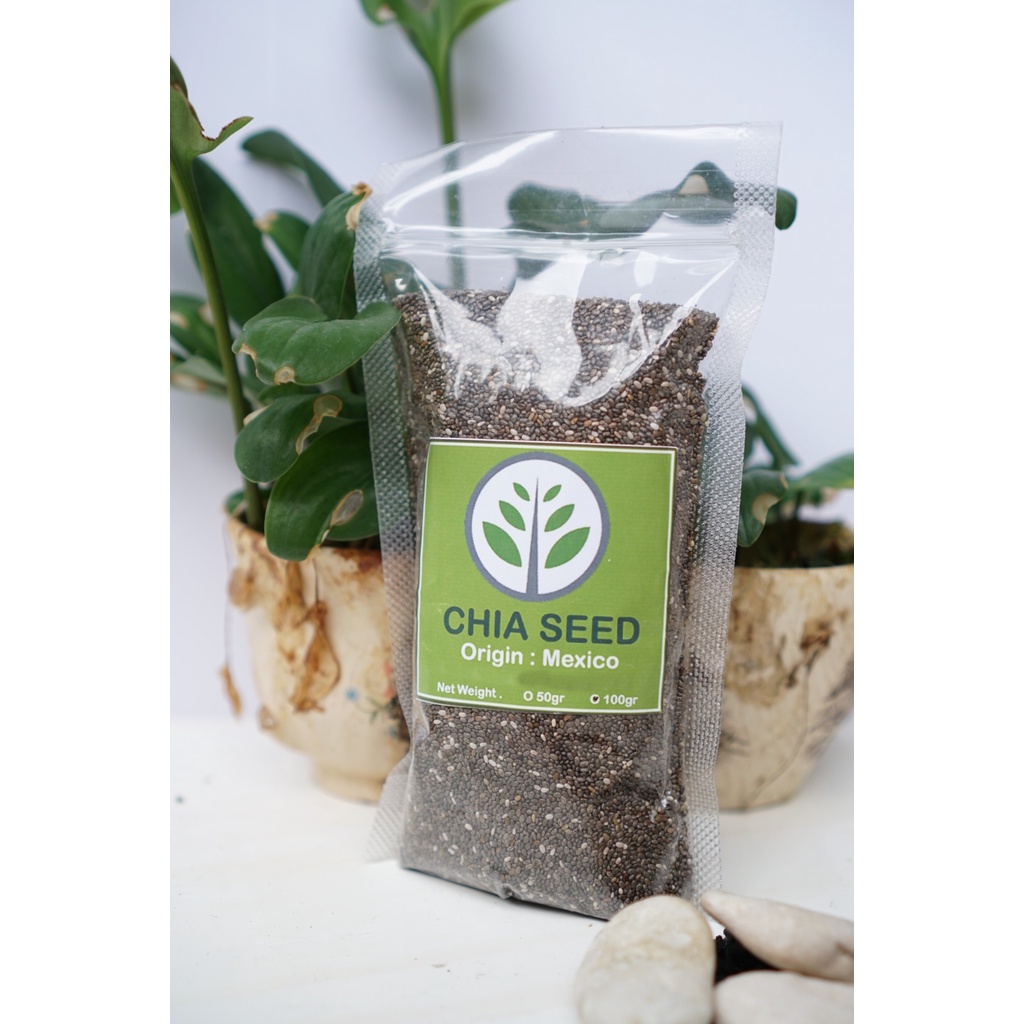 Organic Chia Seed Mexico 30gr BPOM HALAL/Chia Seed 30gr Shopee