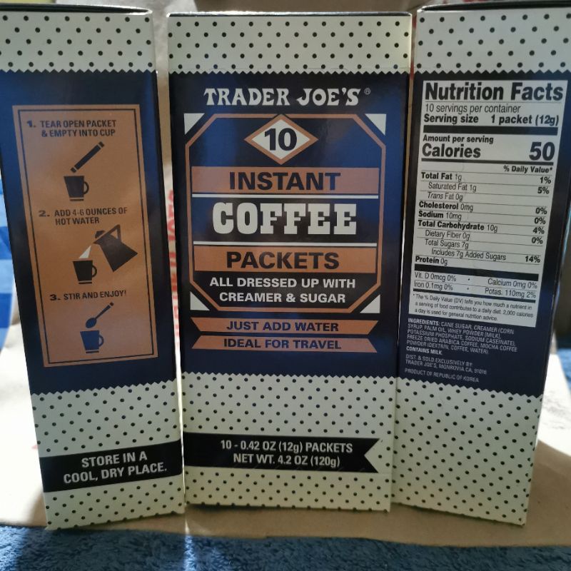 Trader Joe's Instant Coffee Packets Shopee Philippines