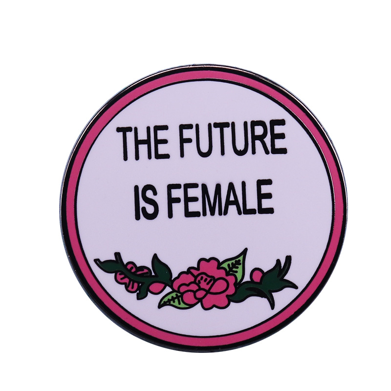 The Future Is Female Enamel Pin Feminist Protest Resist Women Brooch Smash The Patriarchy Girl