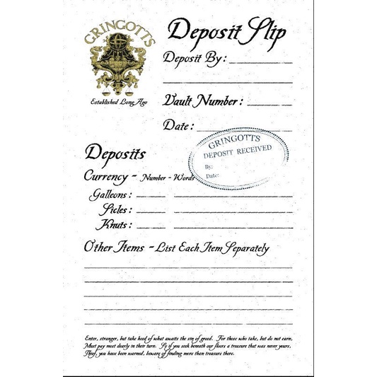 Harry potter slip sales