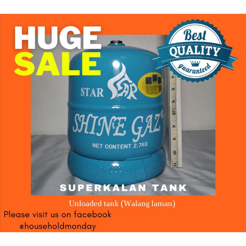 Super kalan tank (Walang laman) with Brown Burner and free super kalan