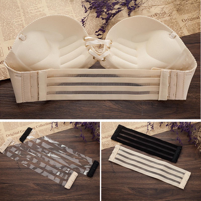 Transparent Underwear Strap Elastic Back Buckle Bra Strap | Shopee ...