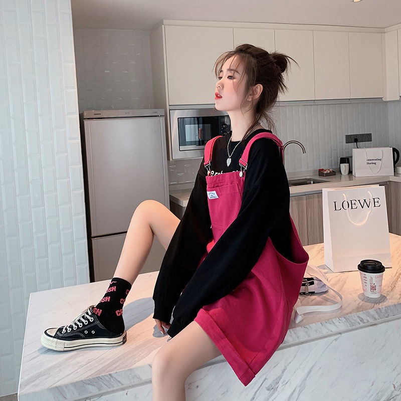 Jumpsuits New overalls female han edition relaxed joker straight Jane ...