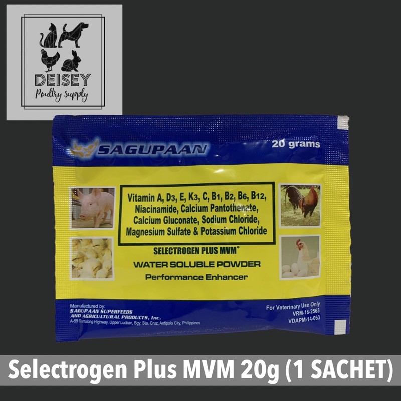 SAGUPAAN SELECTROGEN PLUS MVM 20 GRAMS (1 SACHET) | Shopee Philippines