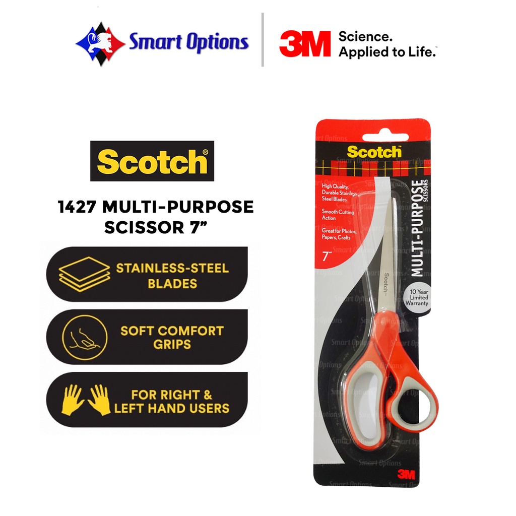 3M SCOTCH™ 1427 MULTIPURPOSE SCISSOR 7" Shopee Philippines