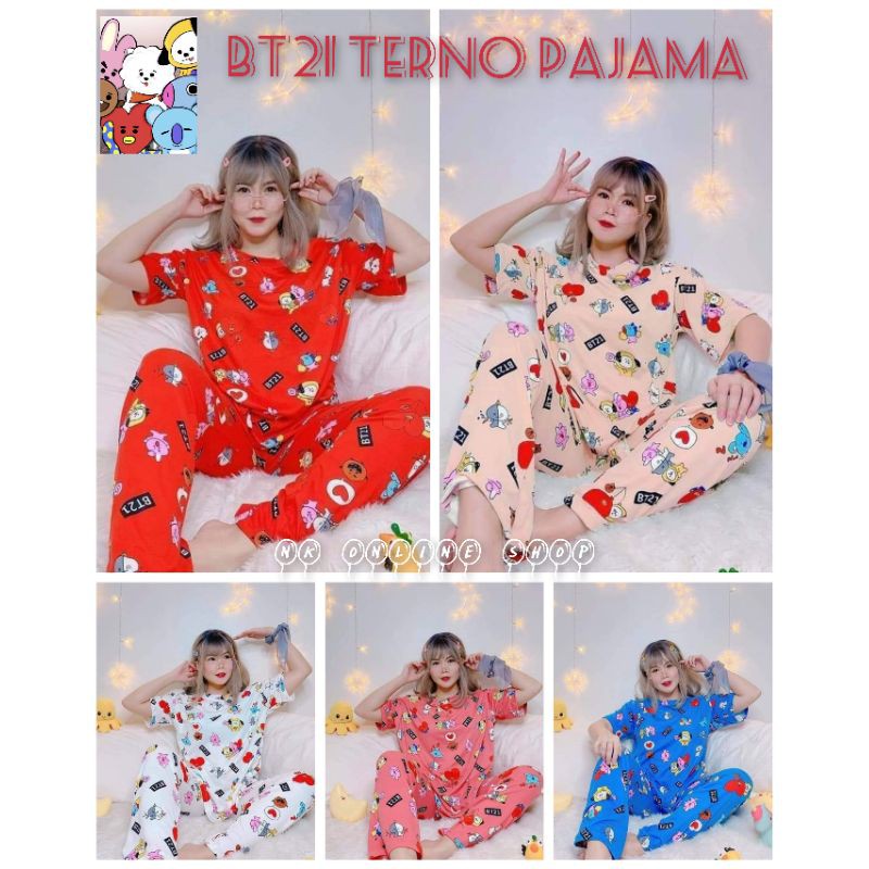 BT21 TERNO PAJAMA FOR THE WHOLE FAMILY individual price Shopee