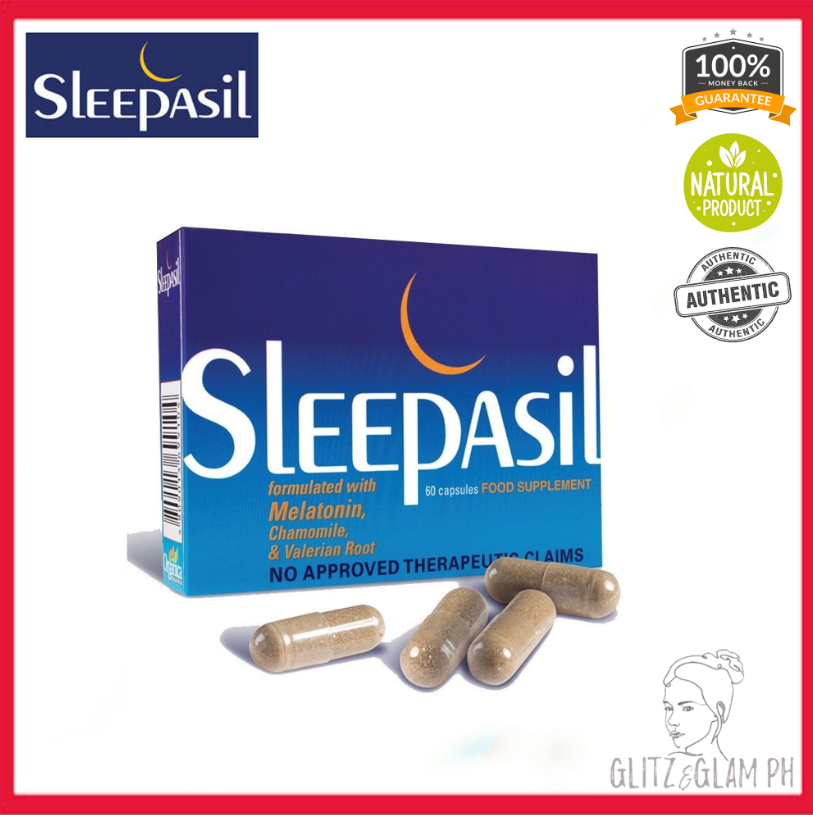 SLEEPASIL Melatonin, Chamomile And Valerian Root 1 BOX (60 Capsules