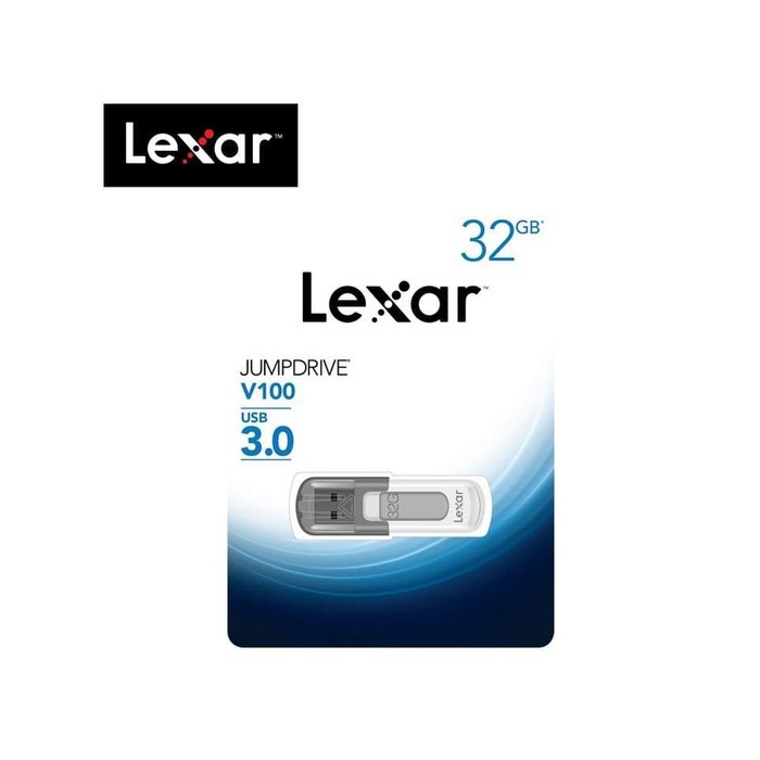 FlashDisk Lexar V100 Jumpdrive 32GB - Original 32 GB USB 3.0 Flash Disk ...