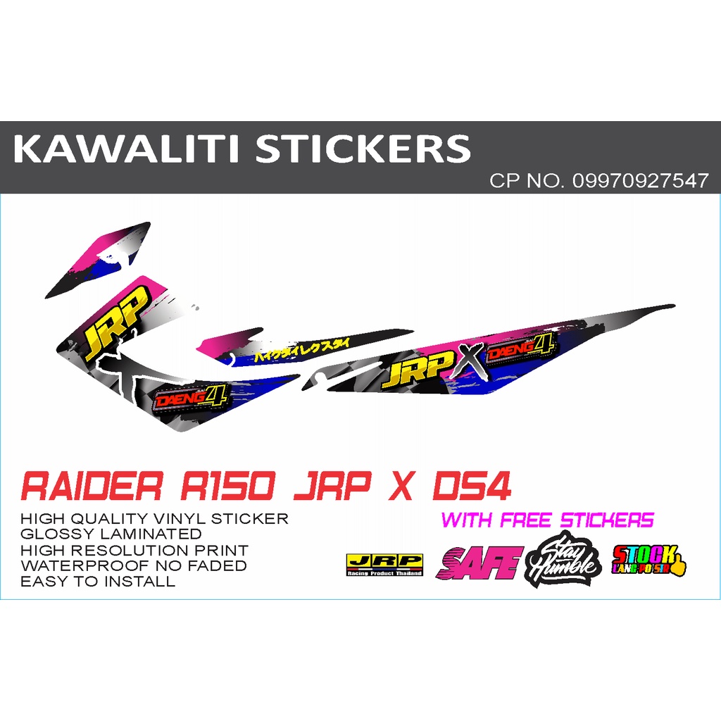 Suzuki Raider R150 JRP X Daeng Sai4 Magenta Version | Shopee Philippines