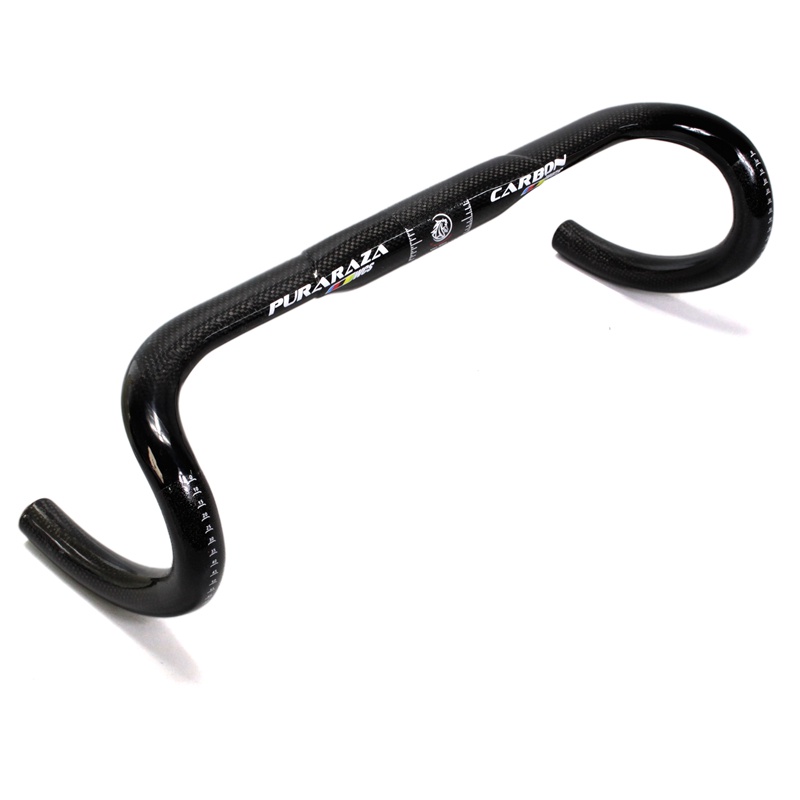 PURA RAZA Carbon Fiber Bicycle Handlebars Bent Fork Handlebars The ...