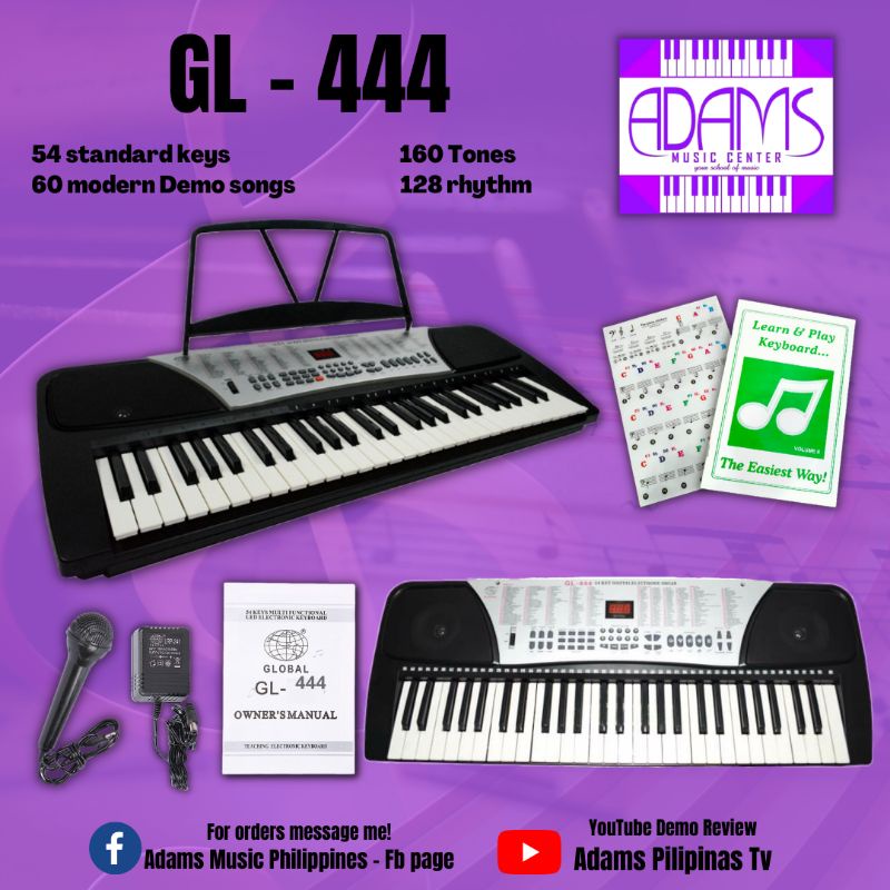 GL444 Digital electronic keyboard set) Shopee Philippines