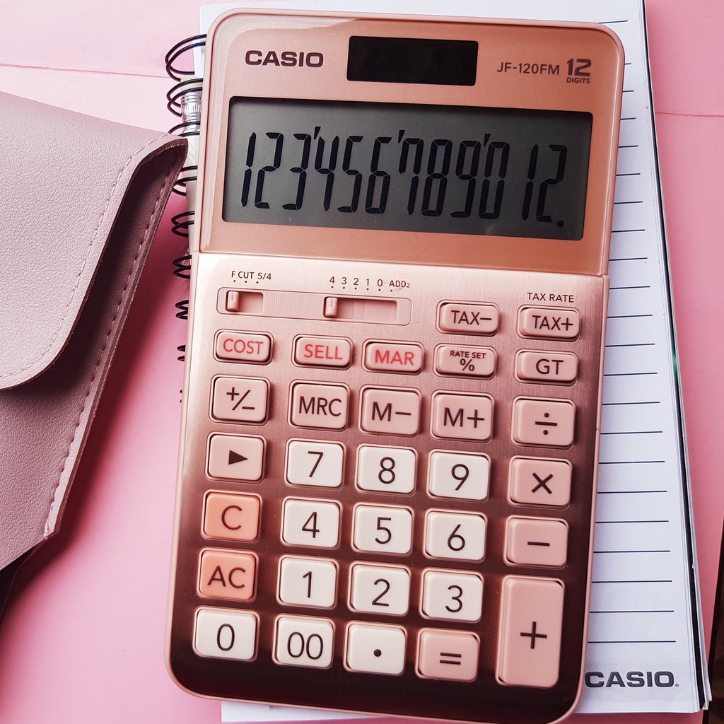 Rose gold casio calculator cheap
