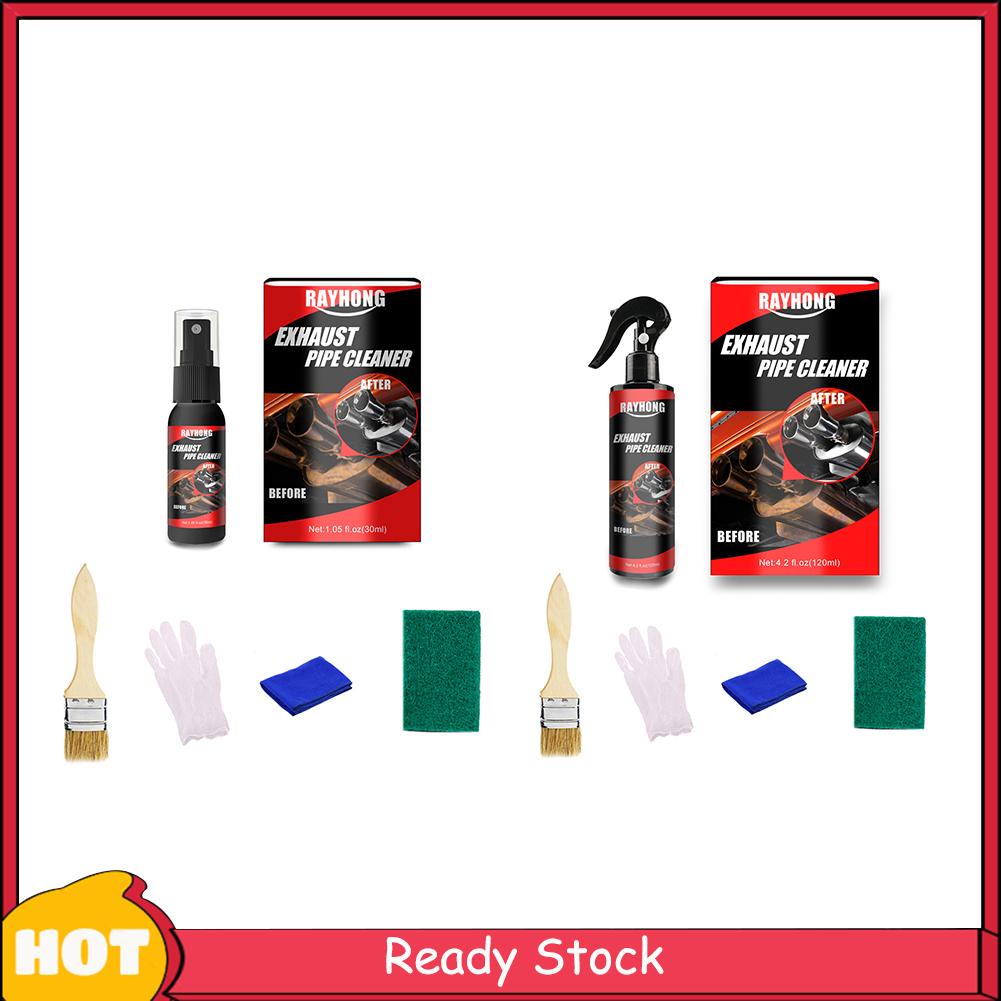 Metal Surface Rust Remover Spray Motorcycle Car Exhaust Pipe Cleaner