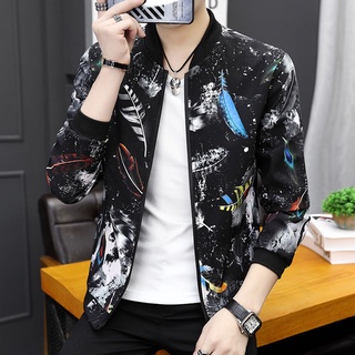 Mens on sale jacket flower