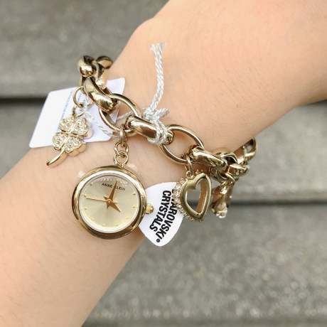 Anne klein clearance bracelet watch charm