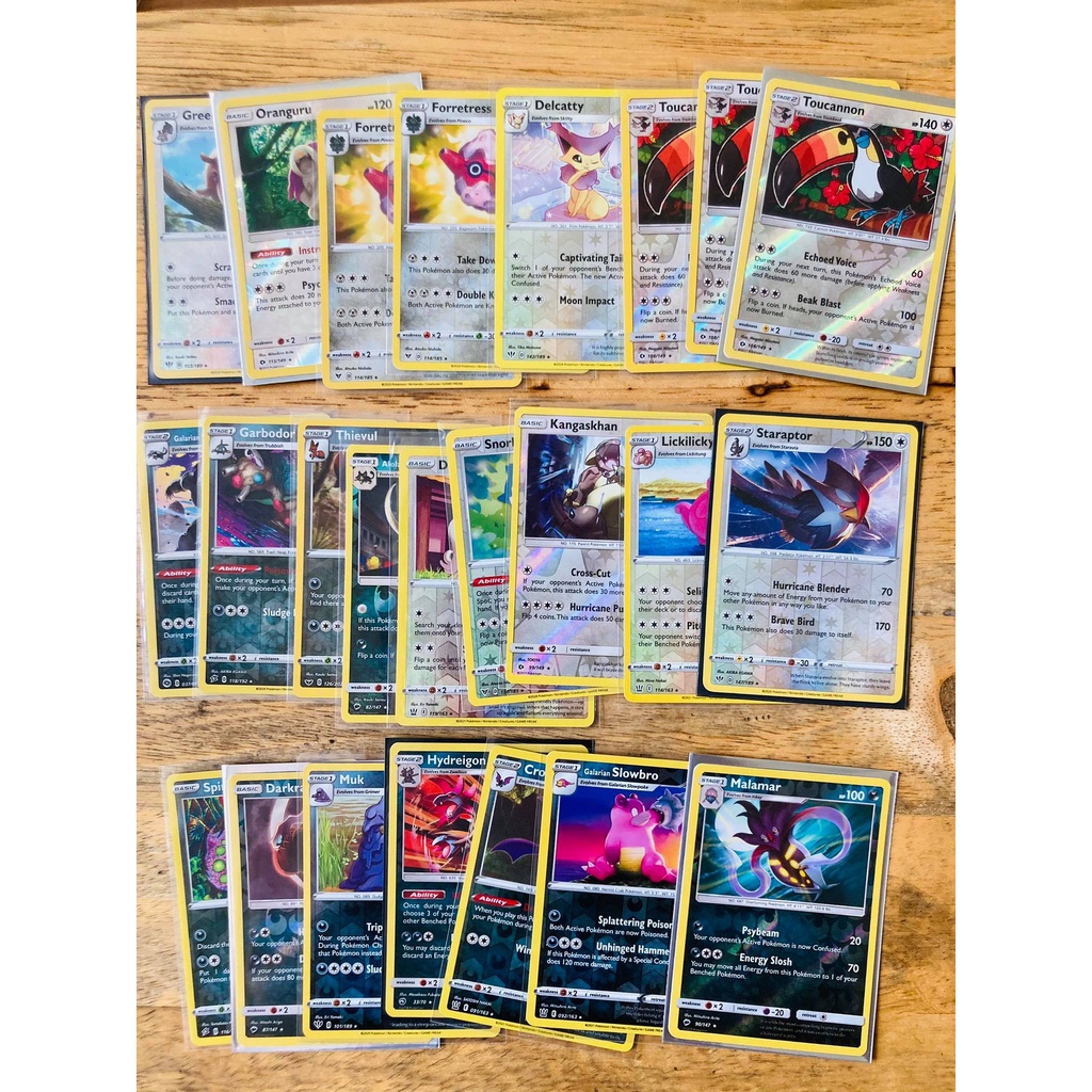 Reverse Holo Rare Dark / Colorless Pokemon Cards Singles. Original ...