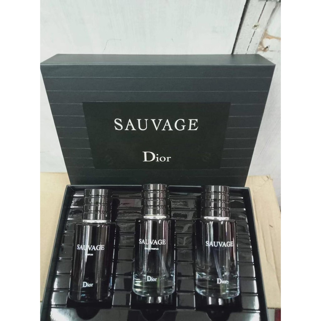 gift set sauvage dior set 3in1 3x30ml perfume for men 368274 gifts