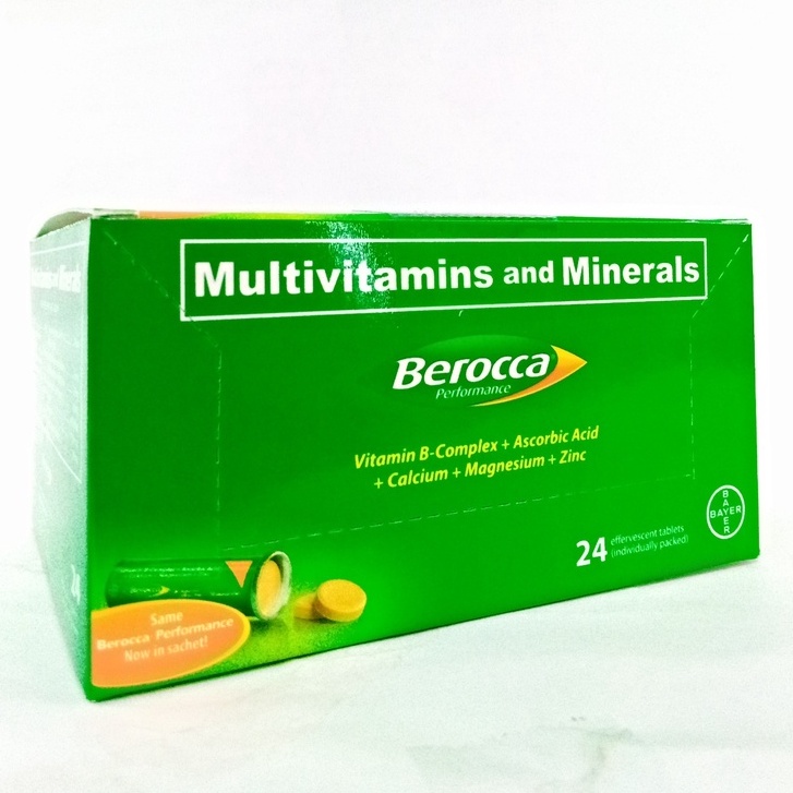 Berocca Multivitamins and Minerals (24pcs/per Box) | Shopee Philippines