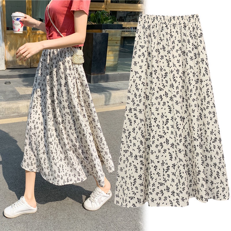 Floral on sale skirt shopee