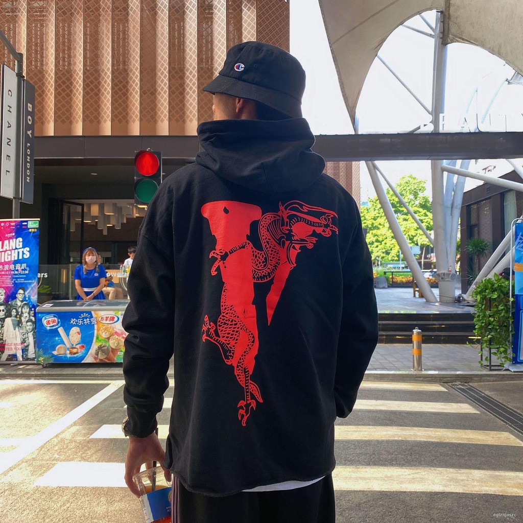 Vlone clot clearance dragon hoodie