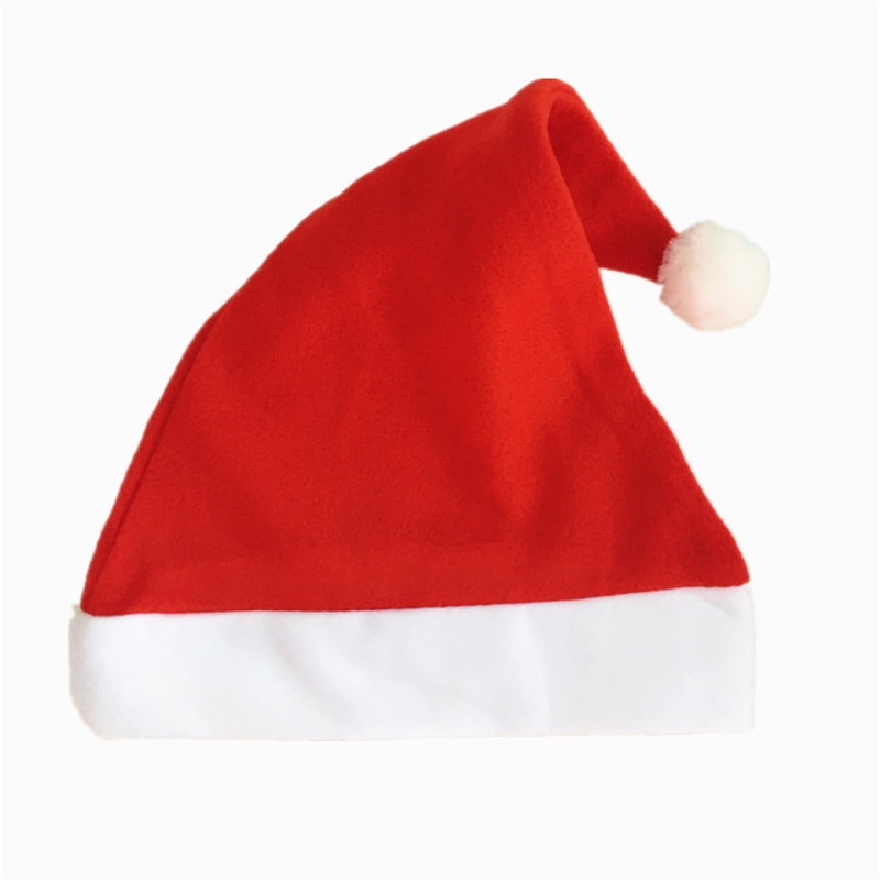 5PCS Christmas Hat for Adult Kids Red Santa Claus Xmas Hat Cap Women ...