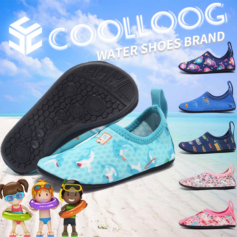 Coolloog Aqua Shoes for Kids Summer Swimming Shoes Beach Play Water ...